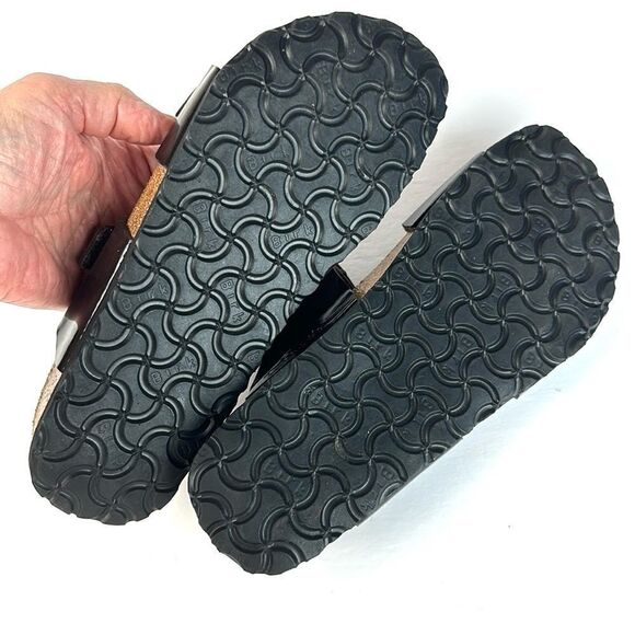 NWOB Birkenstock Birki's Madura Chocolate Brown Sandals Size US 7 - Picture 11 of 14